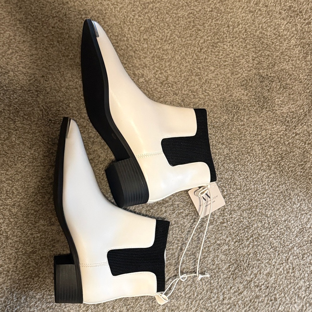 Worthington White Ankle Boots